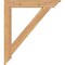 Ekena Millwork Traditional Traditional Smooth Bracket, Western Red Cedar, 3 1/2"W x 28"D x 32"H BKT04X28X32TRA01SWR - alternate 2